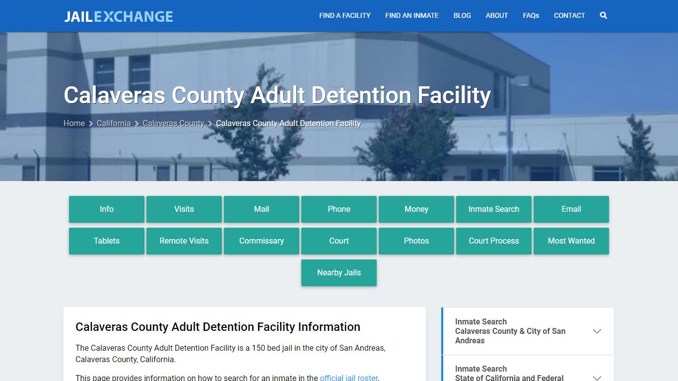 Calaveras County Adult Detention Facility - Jail Exchange